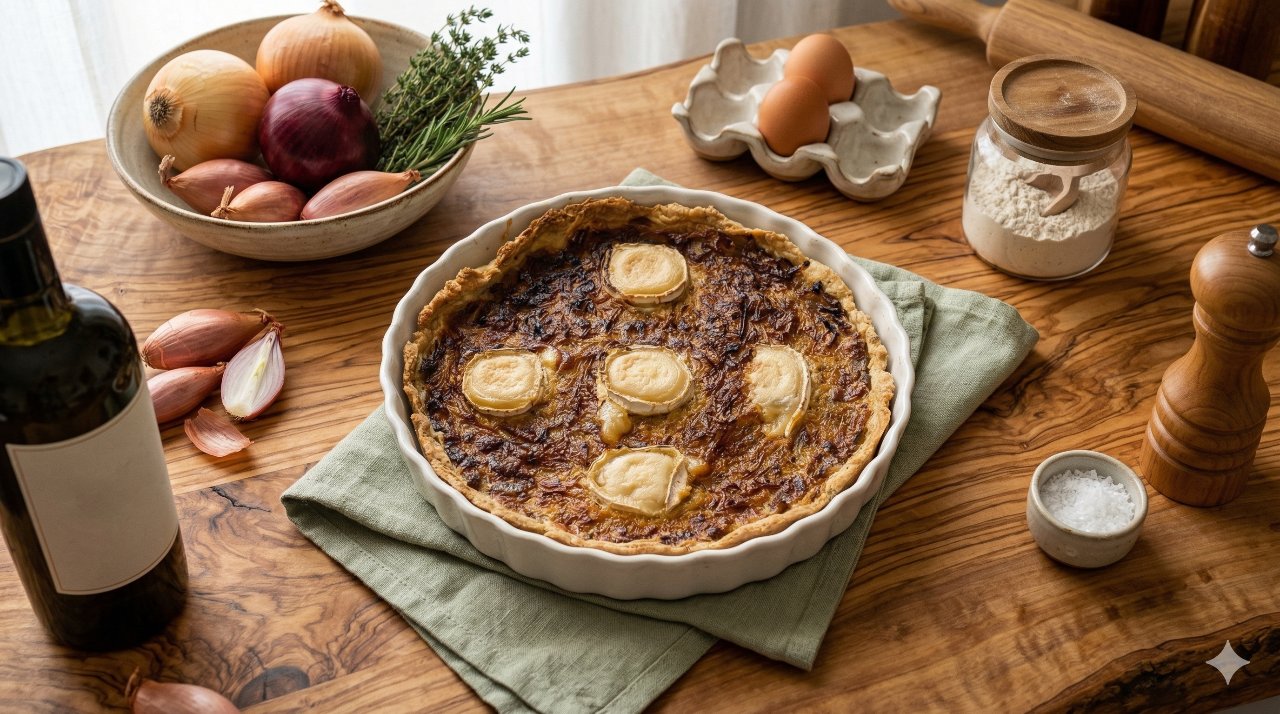 Image de la recette Tarte à l'oignon