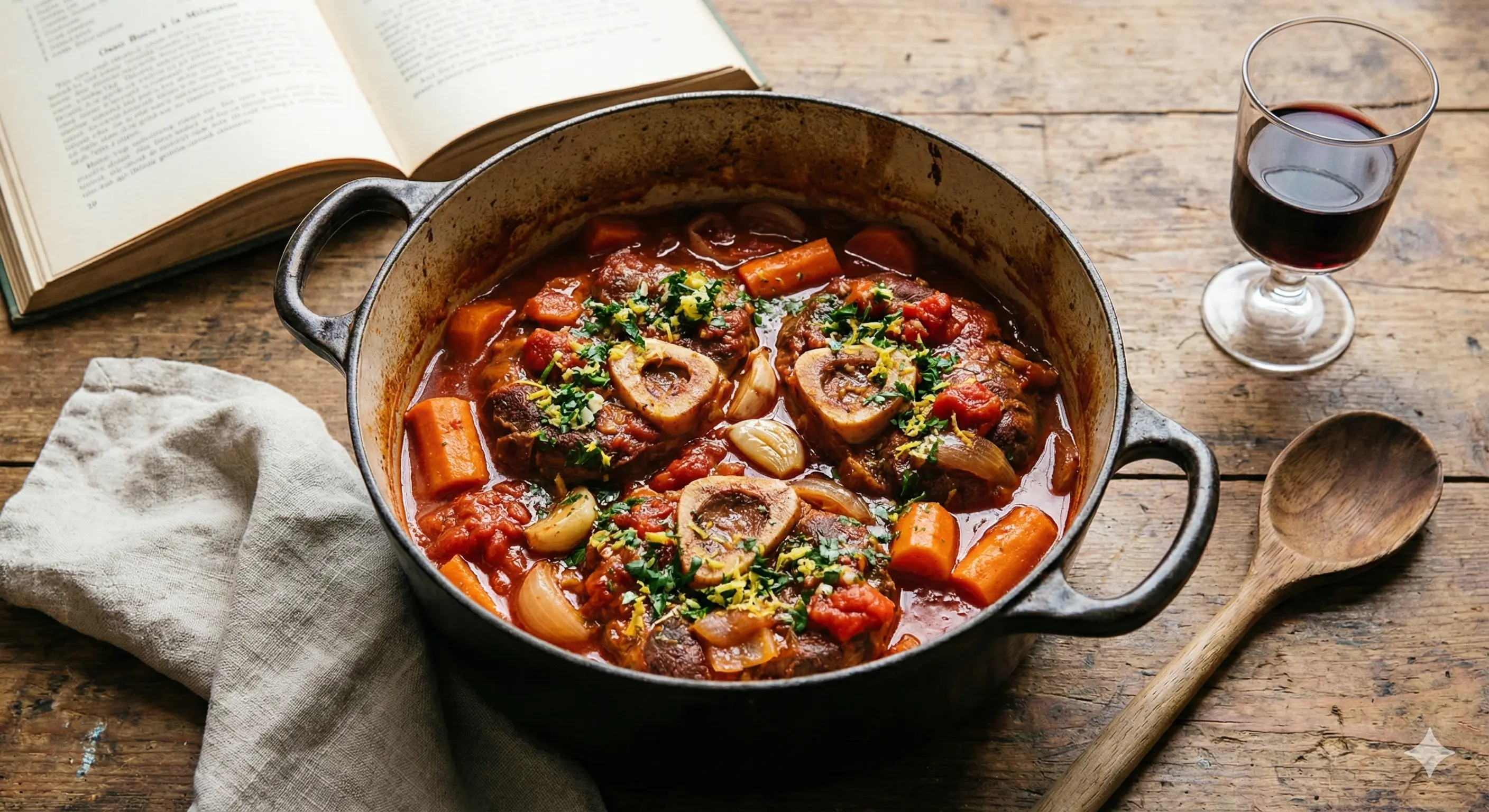 Image de la recette Osso Bucco de veau aux légumes