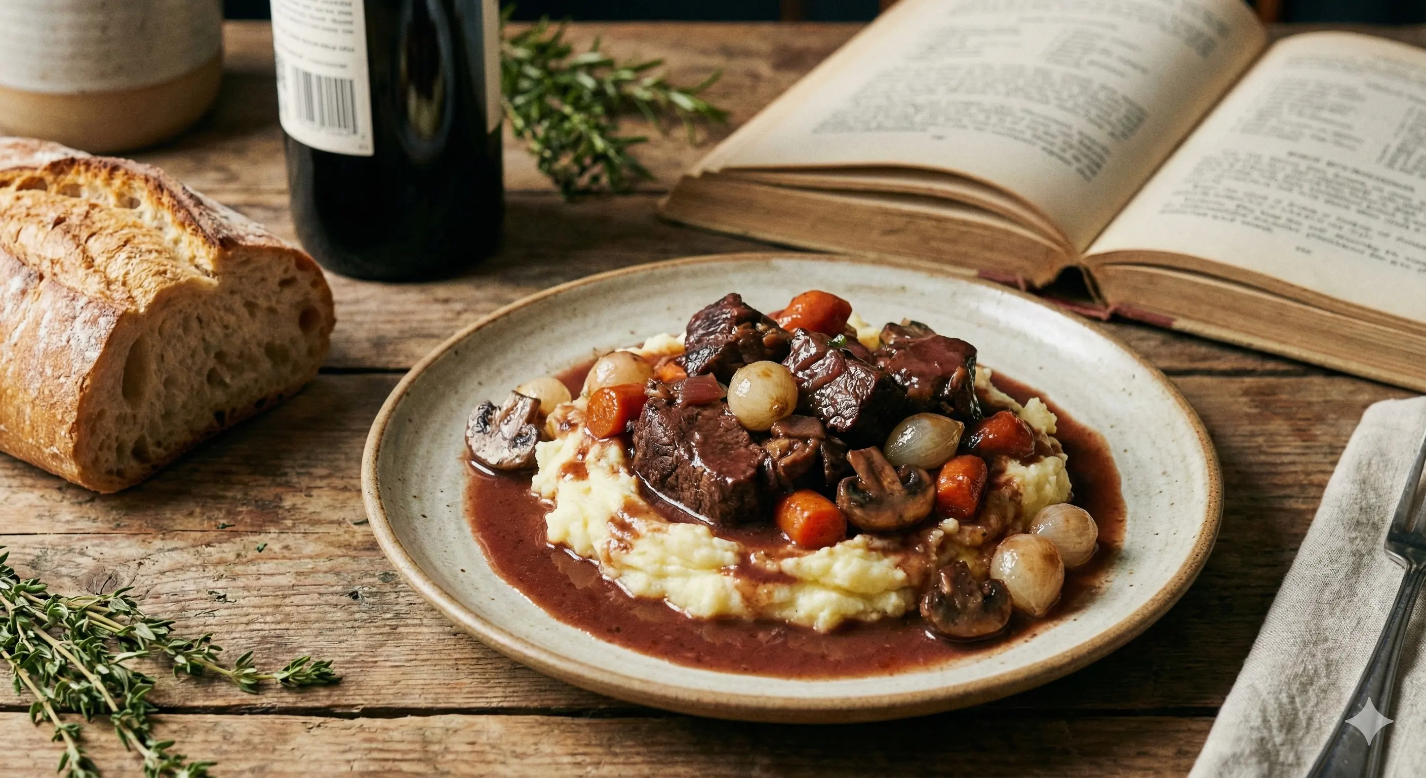 Image de la recette Bœuf Bourguignon express