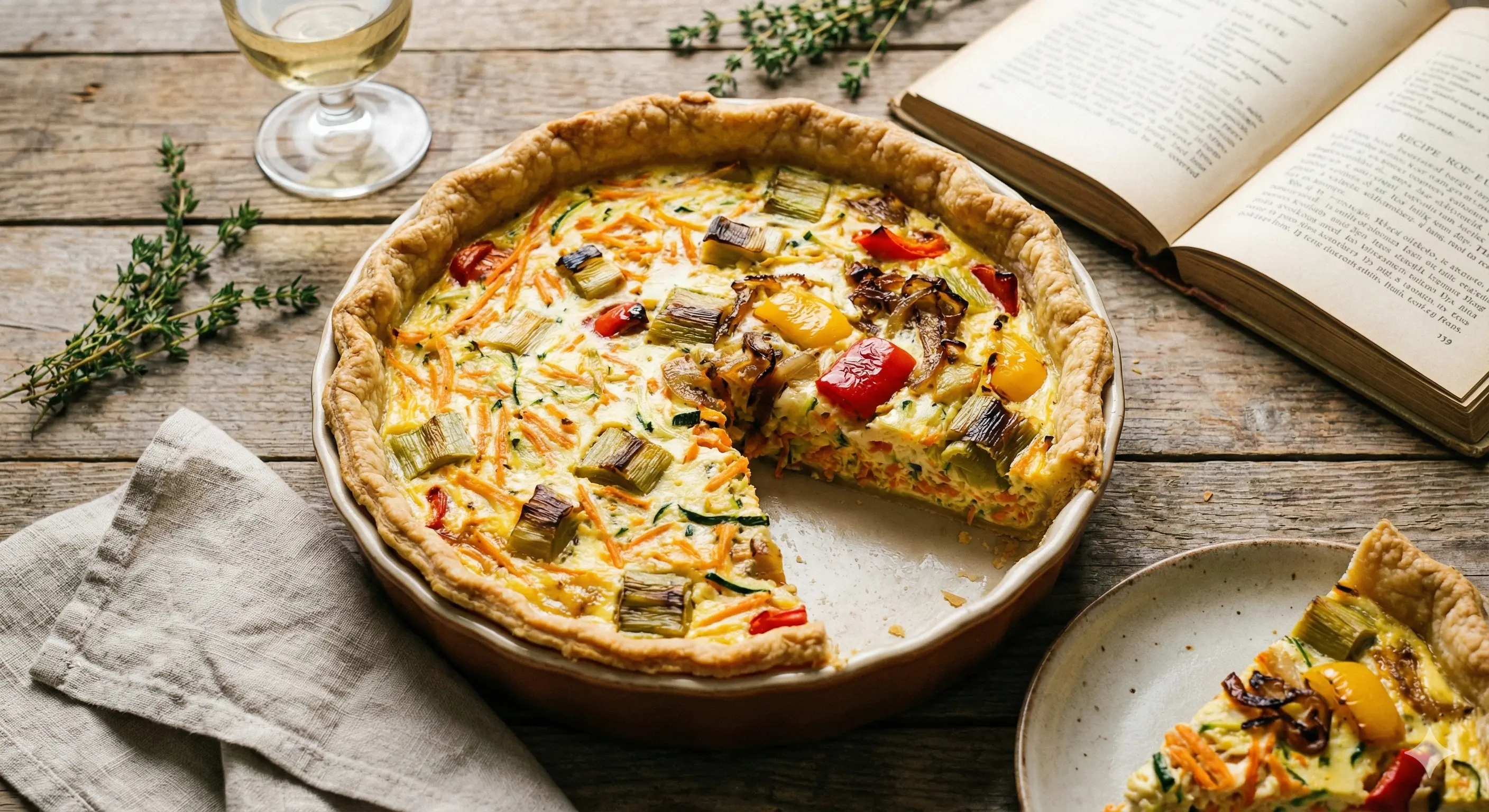 Quiche aux légumes
