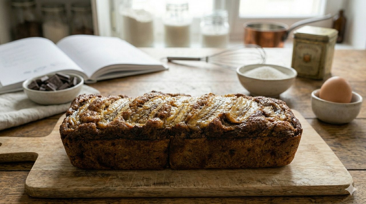 Gâteau Banane Chocolat