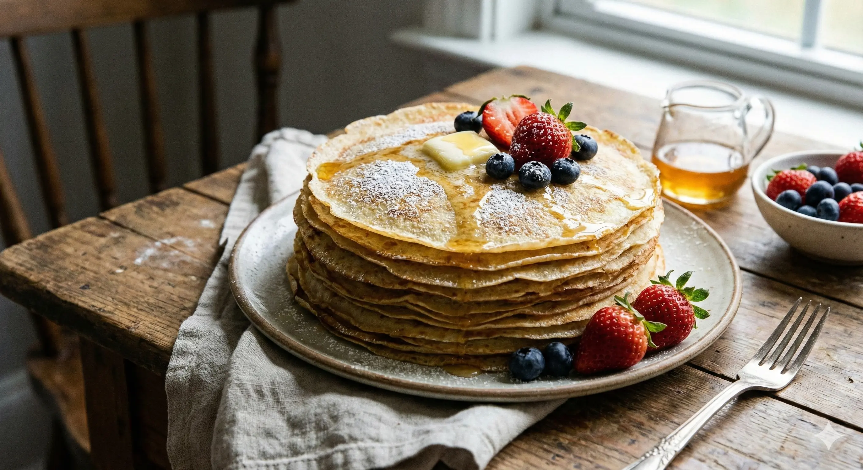 Crêpes moelleuses simples