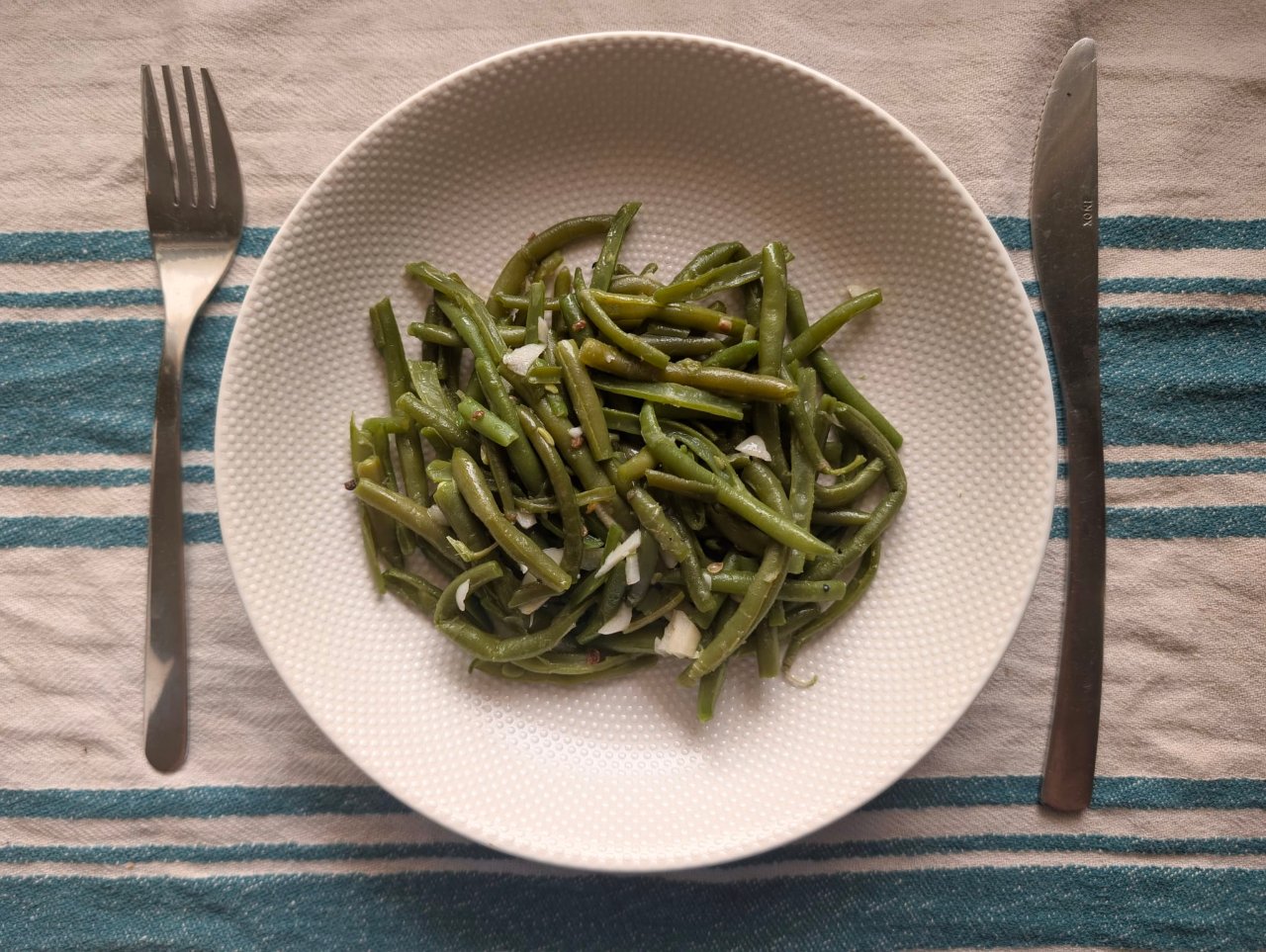Haricots verts à l'ail