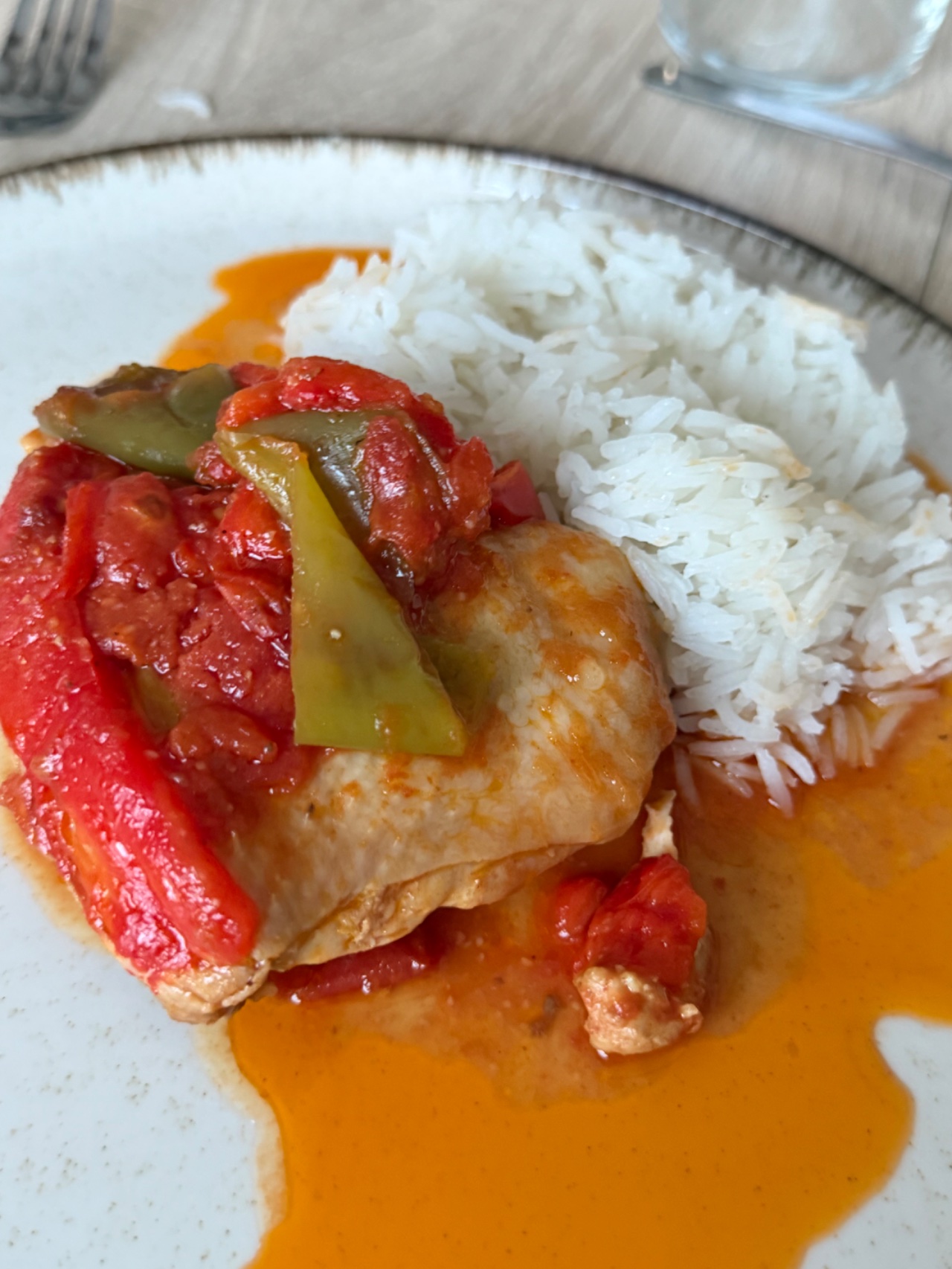 poulet basquaise au cookeo