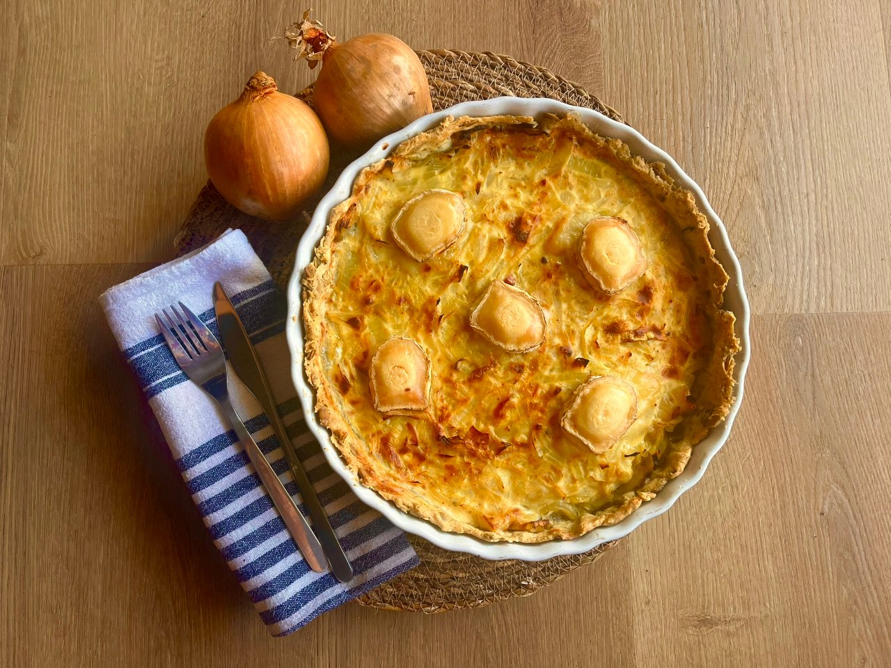 Image de la recette Tarte à l'oignon