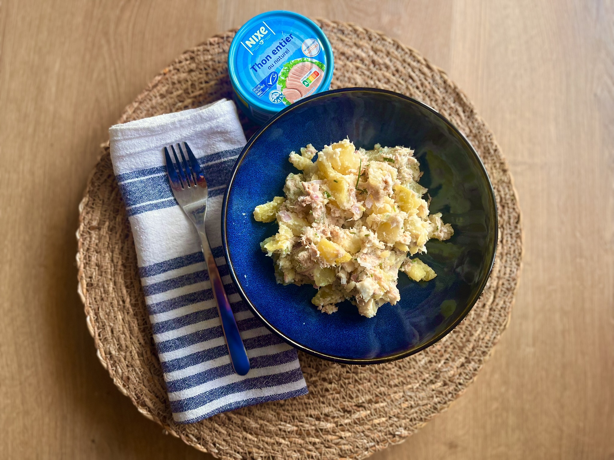 Image de la recette Salade de pommes de terre au thon