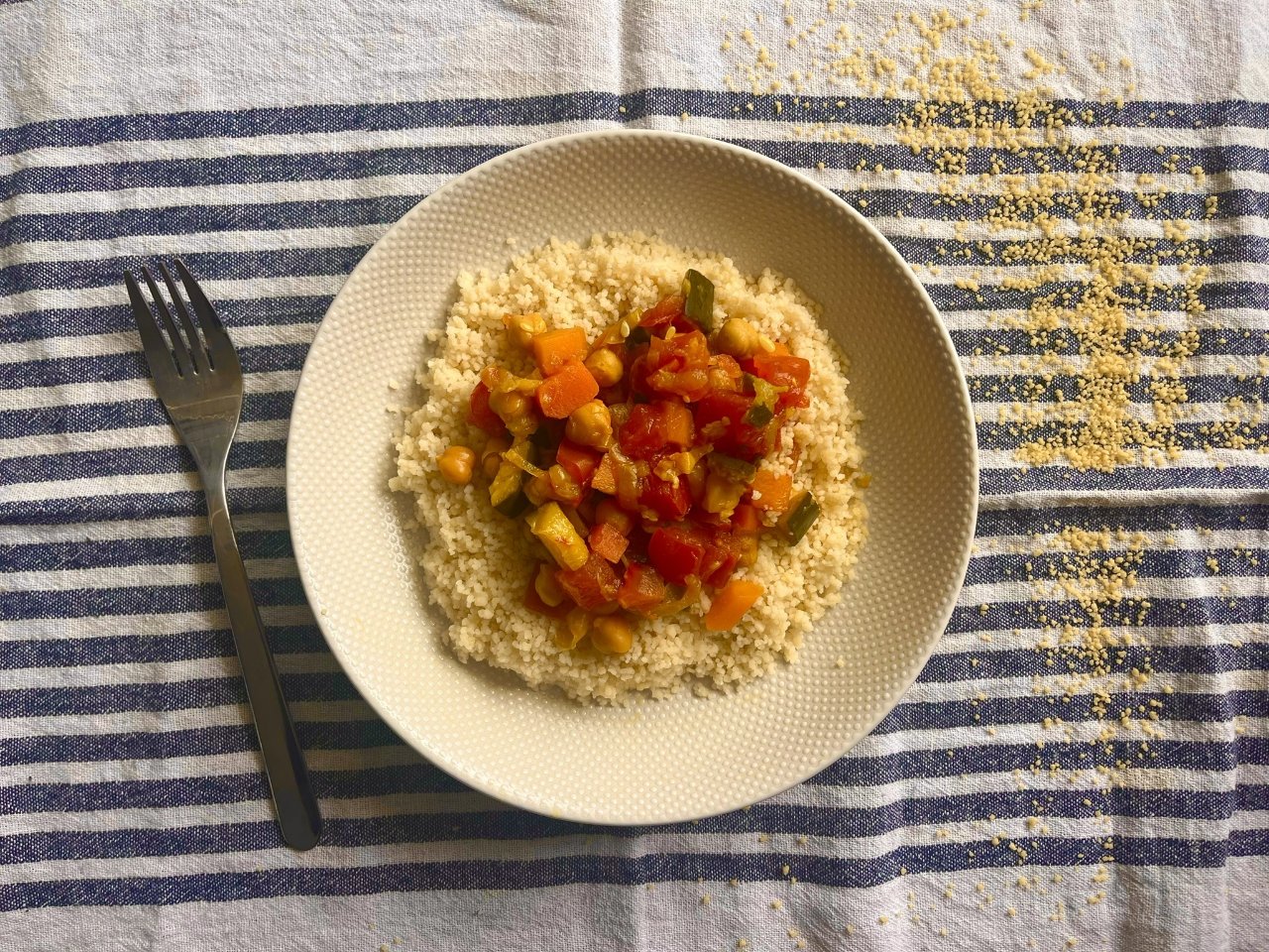Couscous végétalien simple