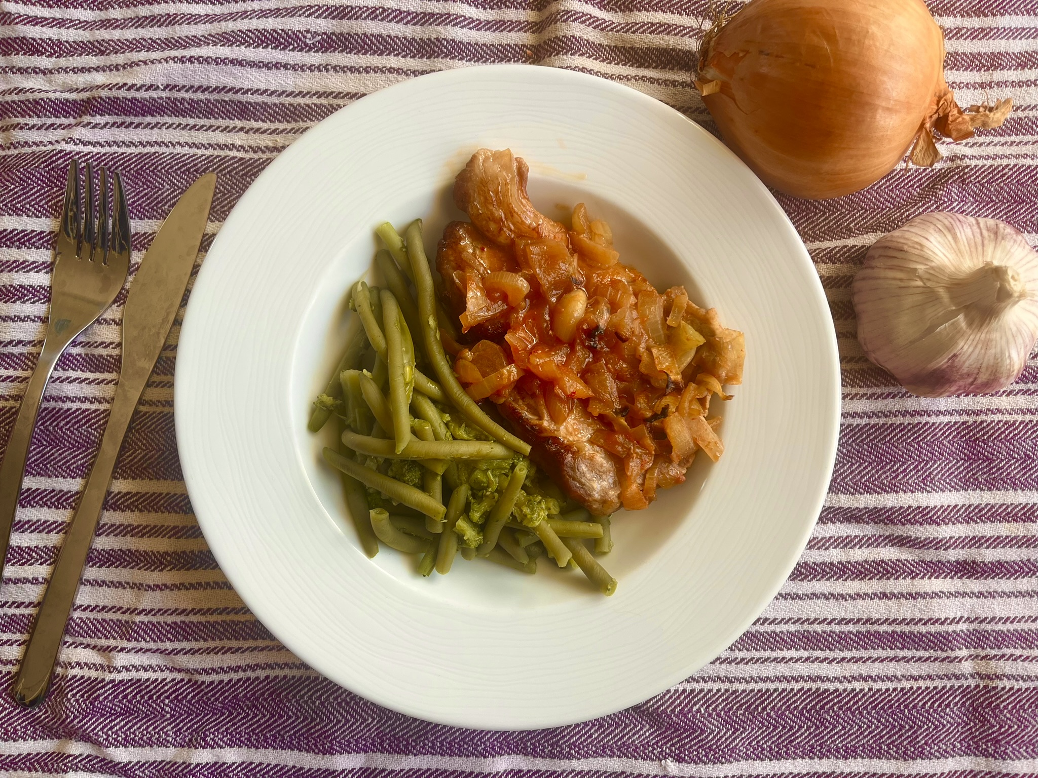 Côtes de porc marinade piquante