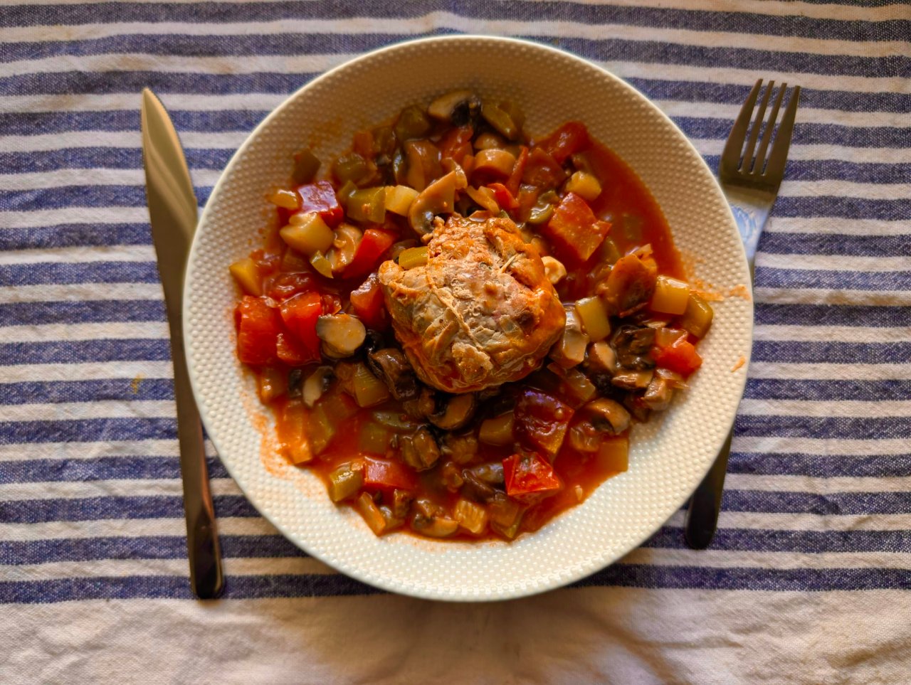 Paupiettes de porc à la Provencale