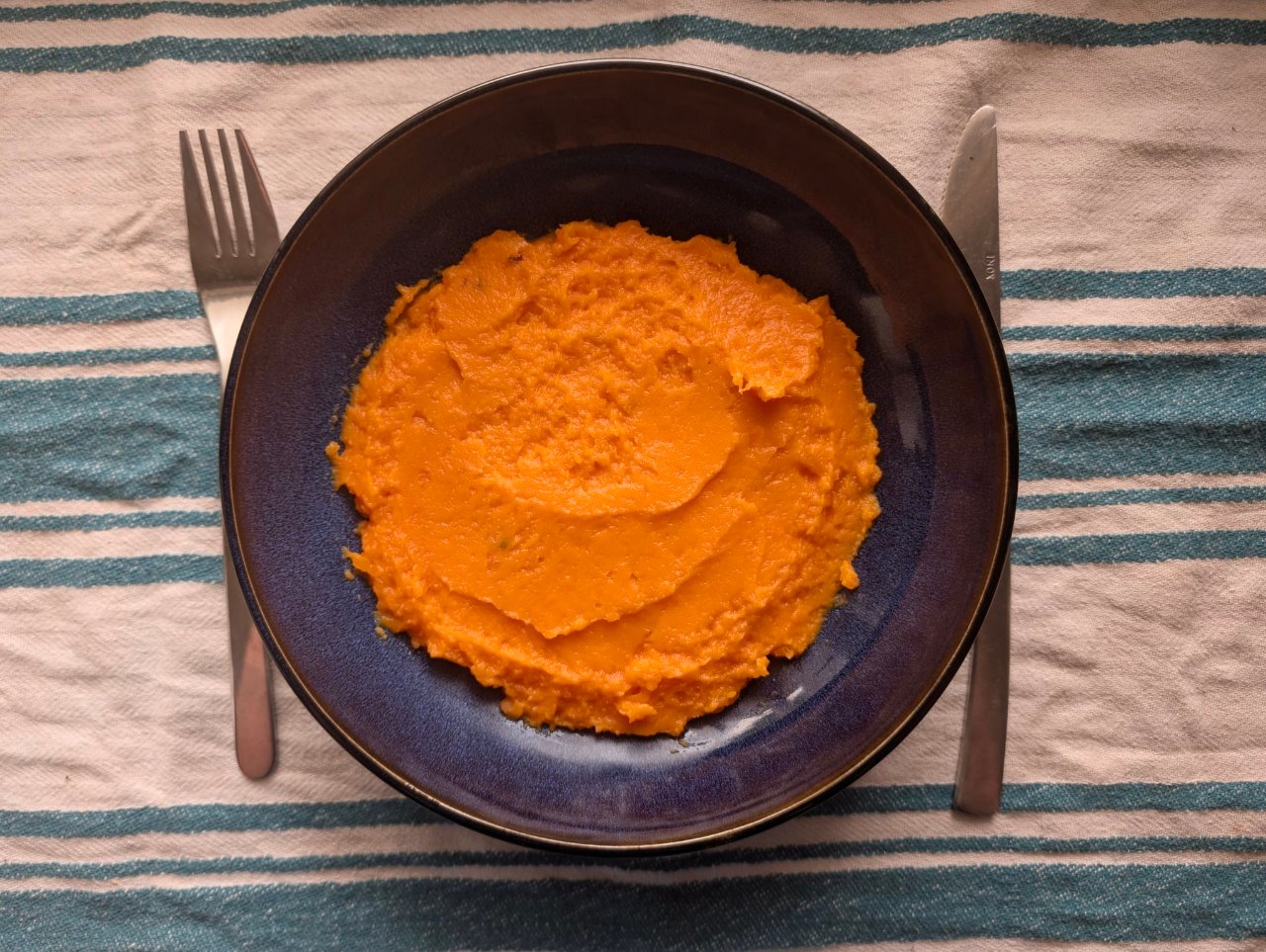 Purée de patates douces